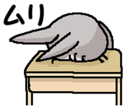 I'm gray rabbit ! sticker #13326748