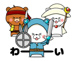 Halloween party in bear's house. Ver.2 sticker #13327853