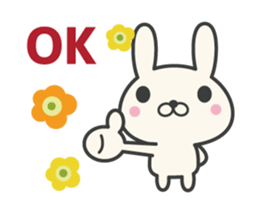 Nordic rabbit animation sticker #13327856