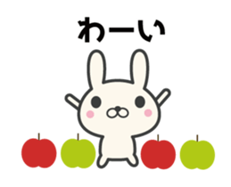 Nordic rabbit animation sticker #13327864