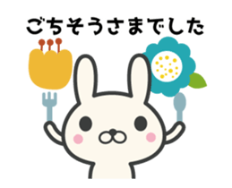 Nordic rabbit animation sticker #13327869