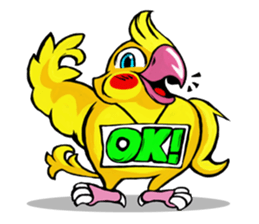 stupid bird sticker #13327942