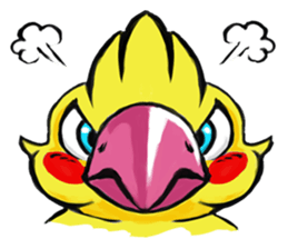 stupid bird sticker #13327943