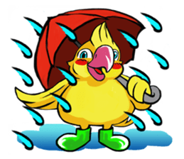 stupid bird sticker #13327944