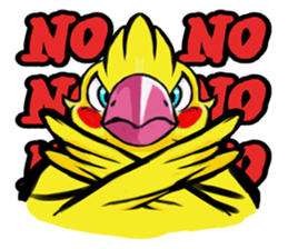 stupid bird sticker #13327964