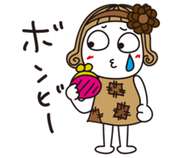 Bangs short girl vol.25 sticker #13328082