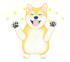 Shiba inu motion sticker. sticker #13328088