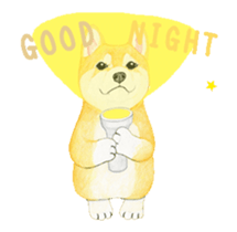 Shiba inu motion sticker. sticker #13328108