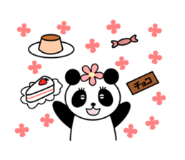 Patio and Puppy a panda brother faintly. sticker #13328794