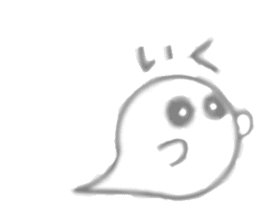 Presence of thin ghost OBASUKE sticker sticker #13328939