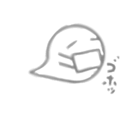 Presence of thin ghost OBASUKE sticker sticker #13328953