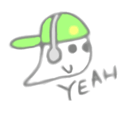 Presence of thin ghost OBASUKE sticker sticker #13328955