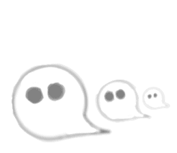 Presence of thin ghost OBASUKE sticker sticker #13328962