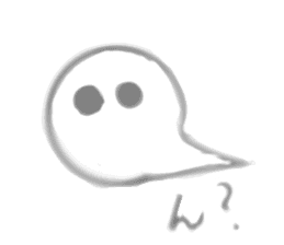 Presence of thin ghost OBASUKE sticker sticker #13328968