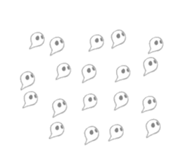 Presence of thin ghost OBASUKE sticker sticker #13328972
