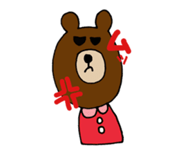 oka&bear sticker #13329327