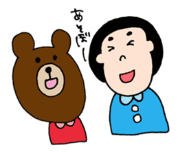 oka&bear sticker #13329332