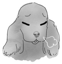 iPaint Black cocker sticker #13329415