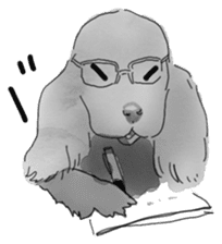 iPaint Black cocker sticker #13329417