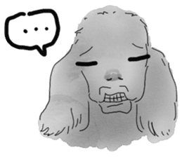 iPaint Black cocker sticker #13329419