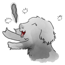 iPaint Black cocker sticker #13329423