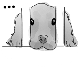 iPaint Black cocker sticker #13329428