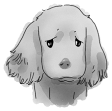 iPaint Black cocker sticker #13329429