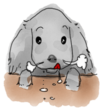 iPaint Black cocker sticker #13329431