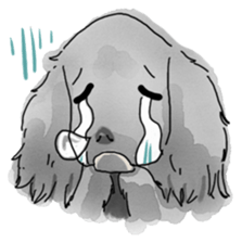 iPaint Black cocker sticker #13329432