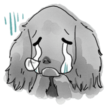 iPaint Black cocker sticker #13329432