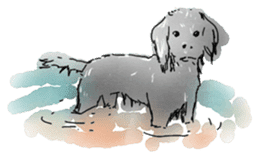 iPaint Black cocker sticker #13329441