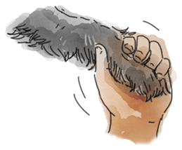 iPaint Black cocker sticker #13329449