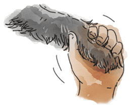 iPaint Black cocker sticker #13329449