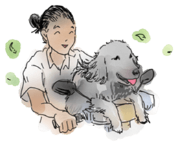 iPaint Black cocker sticker #13329453