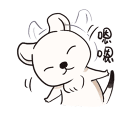 Naughty White mink-Sherry daily life sticker #13329454