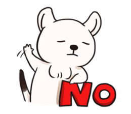 Naughty White mink-Sherry daily life sticker #13329455