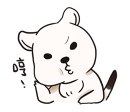 Naughty White mink-Sherry daily life sticker #13329456