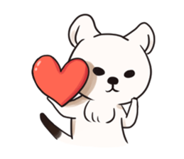 Naughty White mink-Sherry daily life sticker #13329461