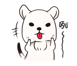 Naughty White mink-Sherry daily life sticker #13329464