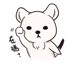 Naughty White mink-Sherry daily life sticker #13329477