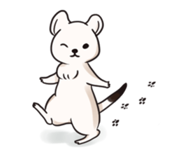 Naughty White mink-Sherry daily life sticker #13329492