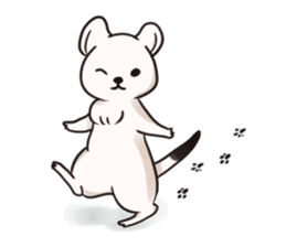 Naughty White mink-Sherry daily life sticker #13329492