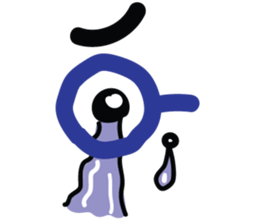 Blue Glasses Man sticker #13329849