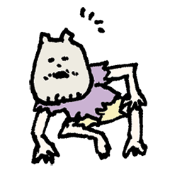 Castaway of bear face people