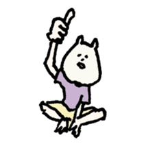 Castaway of bear face people sticker #13330276