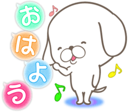 Good morning doggie sticker #13331017