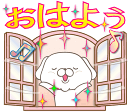 Good morning doggie sticker #13331018