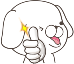 Good morning doggie sticker #13331041