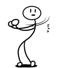 Srick man sticker #13331160