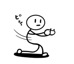 Srick man sticker #13331161